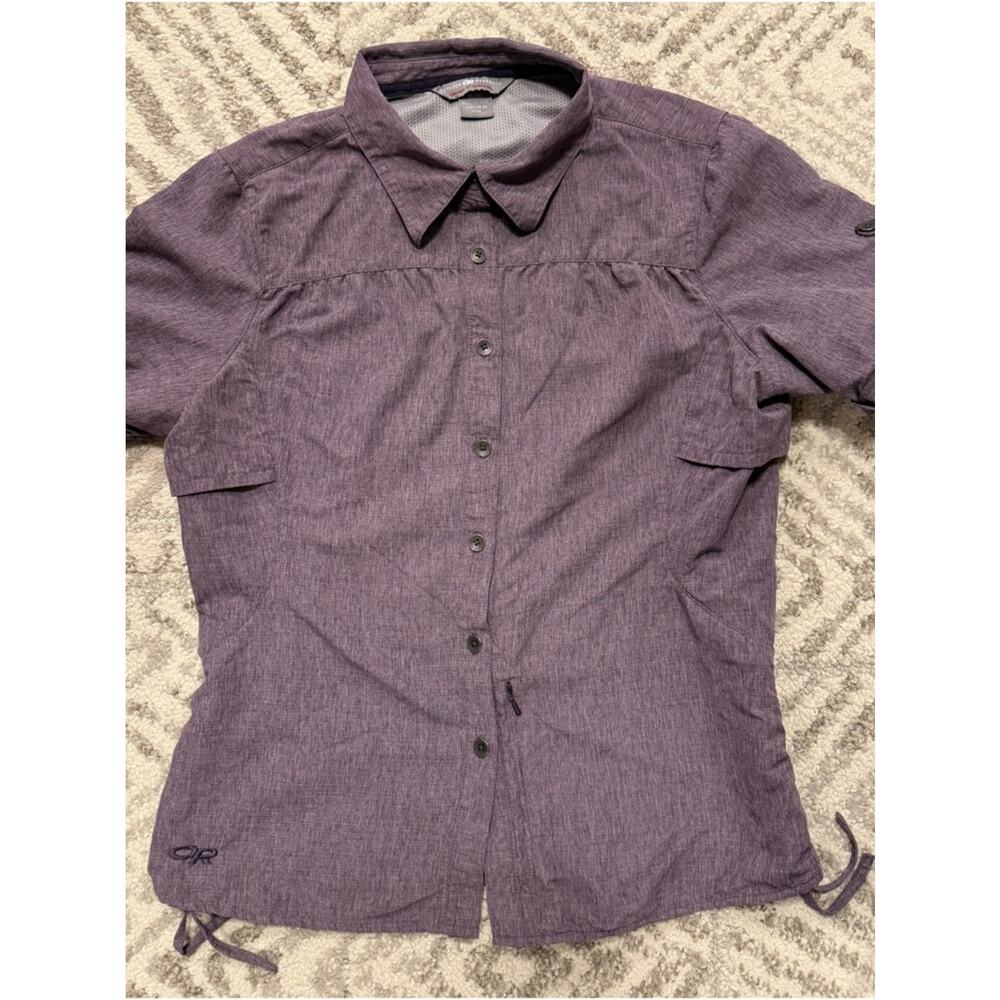 Outdoor Research Women’s Wayward Short Sleeve Shirt – Purple Heather